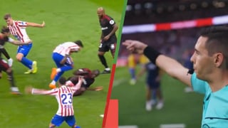 La polémica en el Atlético - Sevilla: liada de Nianzou, quejas de Nico González y posible falta sobre Suazo    