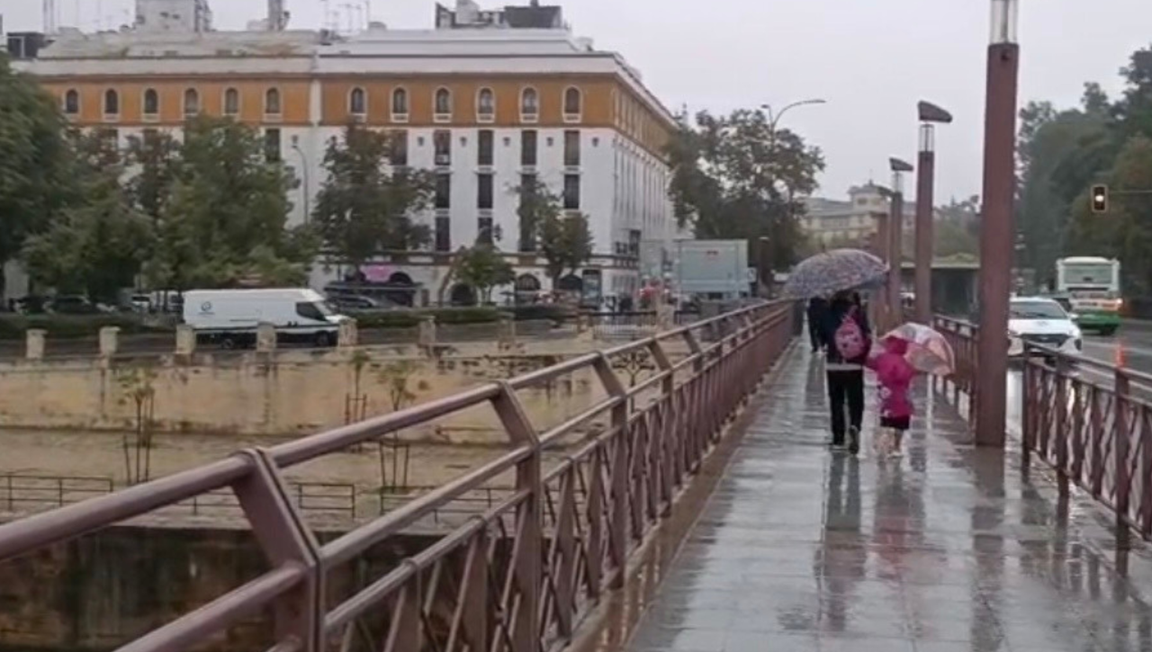 Aviso amarillo en parte de Andalucía por la borrasca Claudia: lluvias intensas, barro y viento