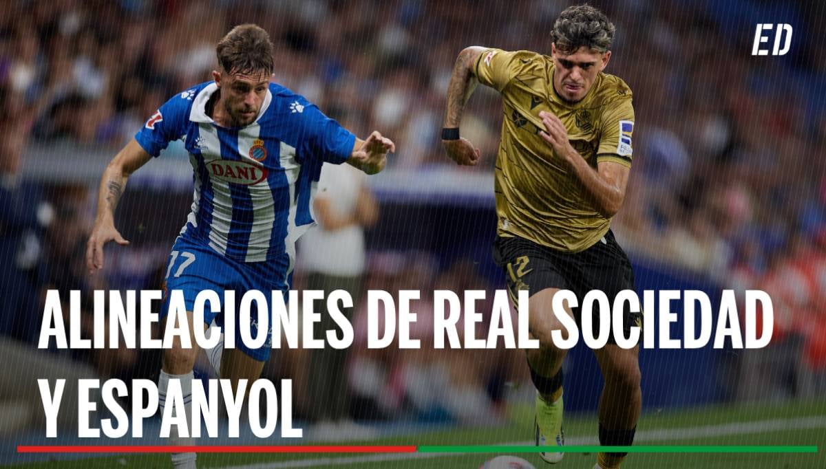 Alineaciones Real Sociedad - Espanyol: Alineaciones confirmadas para la segunda jornada de LaLiga EA Sports
