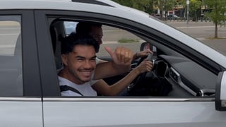 Gabriel Suazo, en el Ramón Sánchez-Pizjuán