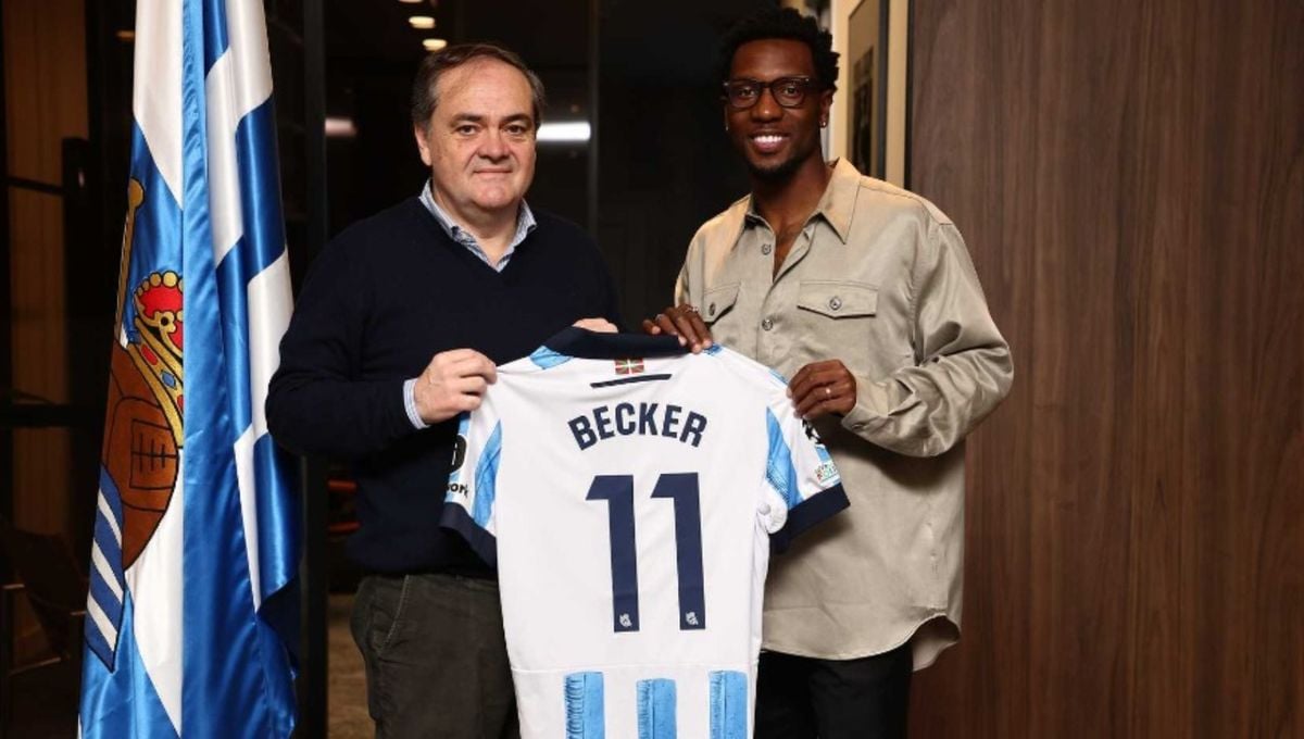 Oficial: Sheraldo Becker, nuevo jugador de la Real Sociedad