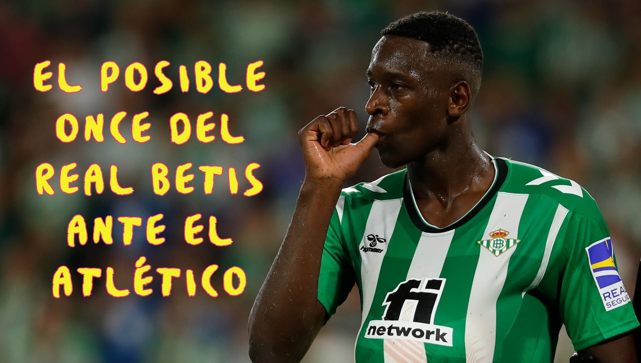 El posible once del Real Betis ante el Atlético de Madrid
