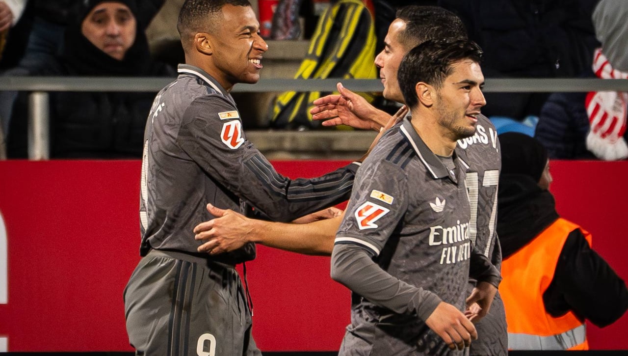 Girona 0-3 Real Madrid: Mbappé marcó y la enfermería se llenó