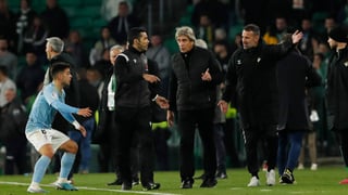 Pellegrini traslada la crítica de Aspas a LaLiga en general: "Deberían simular menos"