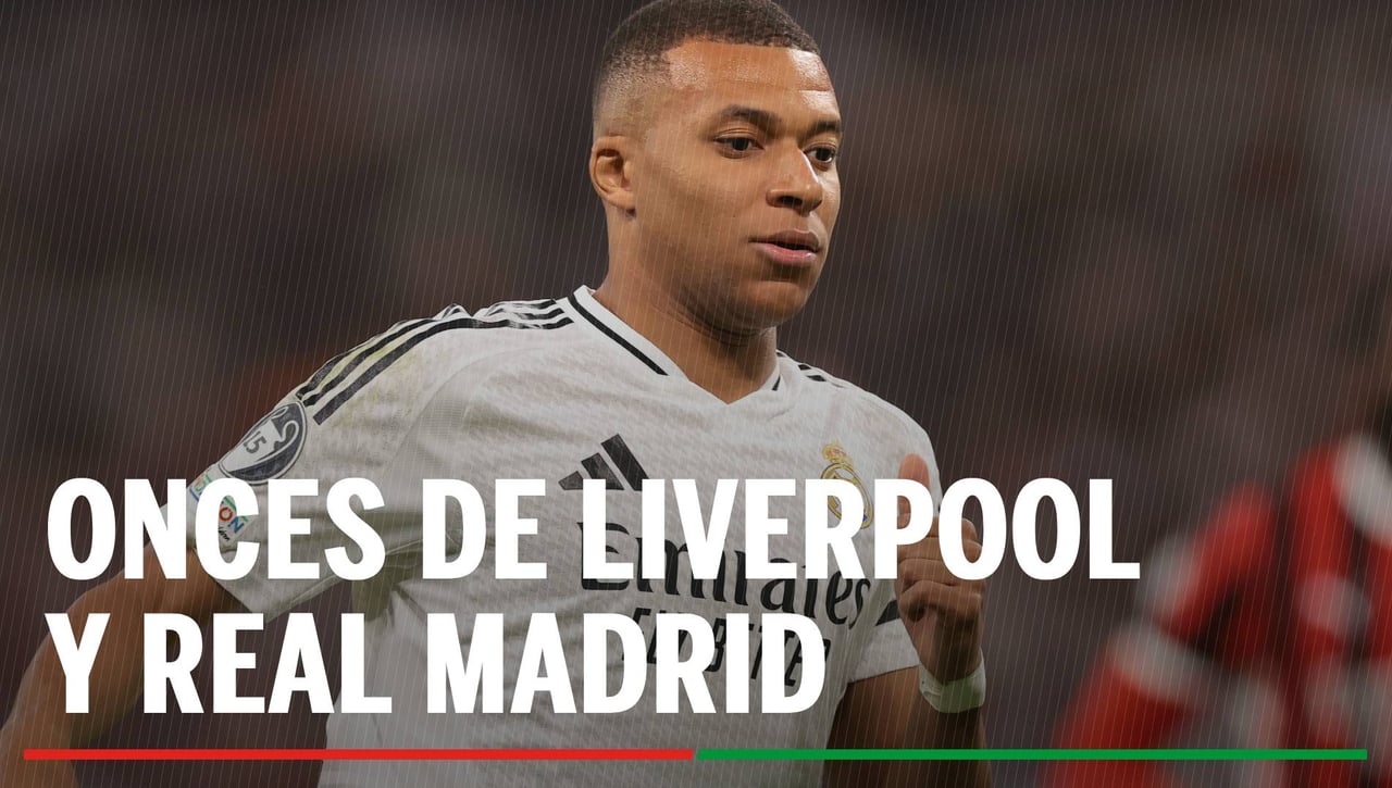 Alineaciones Liverpool - Real Madrid: Alineación confirmada del Liverpool y Real Madrid en el partido de hoy de la UEFA Champions League