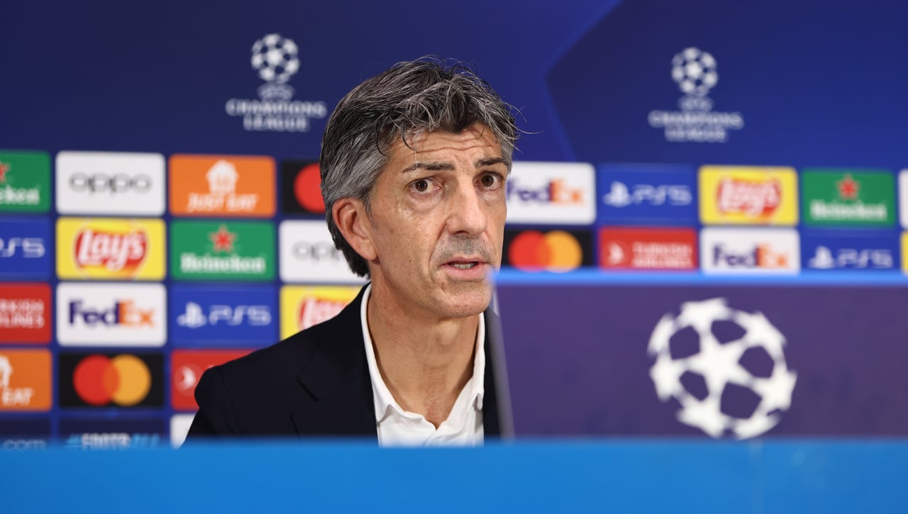 Imanol Alguacil habla claro sobre las especulaciones de un empate ante el Inter