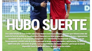 La portada de ESTADIO Deportivo para el domingo 22 de septiembre de 2024