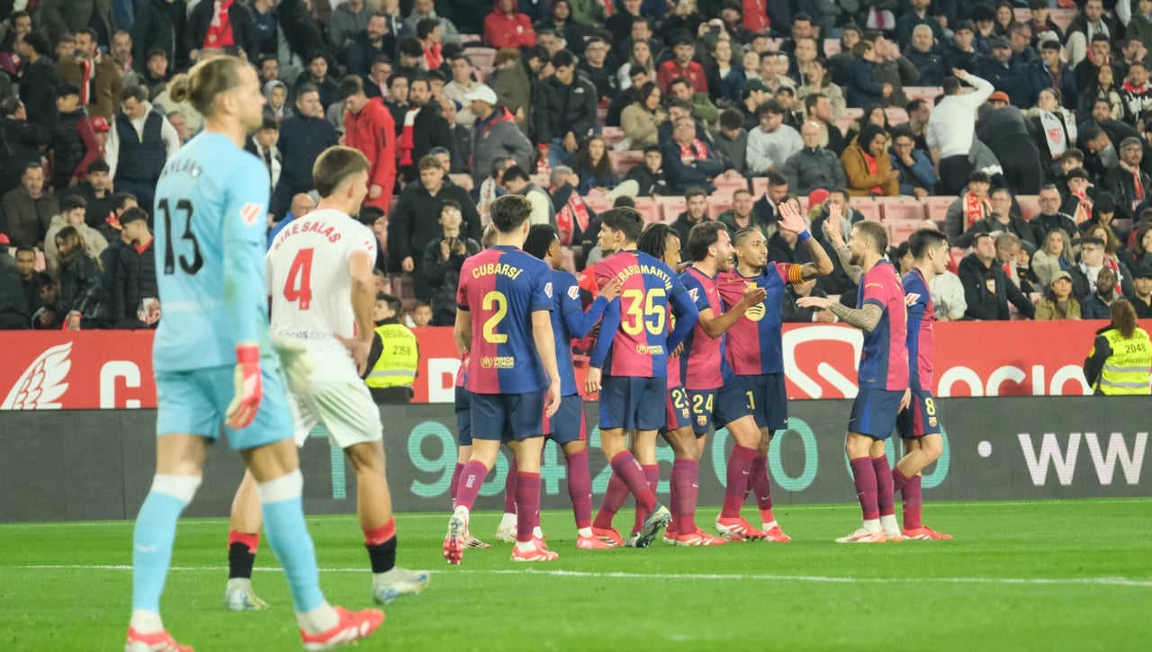 Sevilla 1-4 Barça: El imposible intercambio de golpes