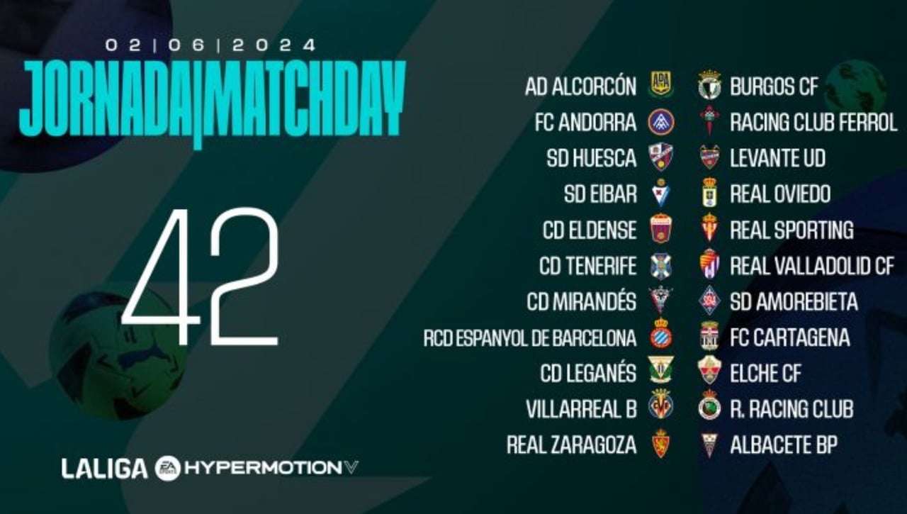 Última Jornada de Segunda en directo | Partidos y resultados para Ascenso, Playoffs y Descenso: Leganés, Eibar, Espanyol, Oviedo, Racing  y Sporting