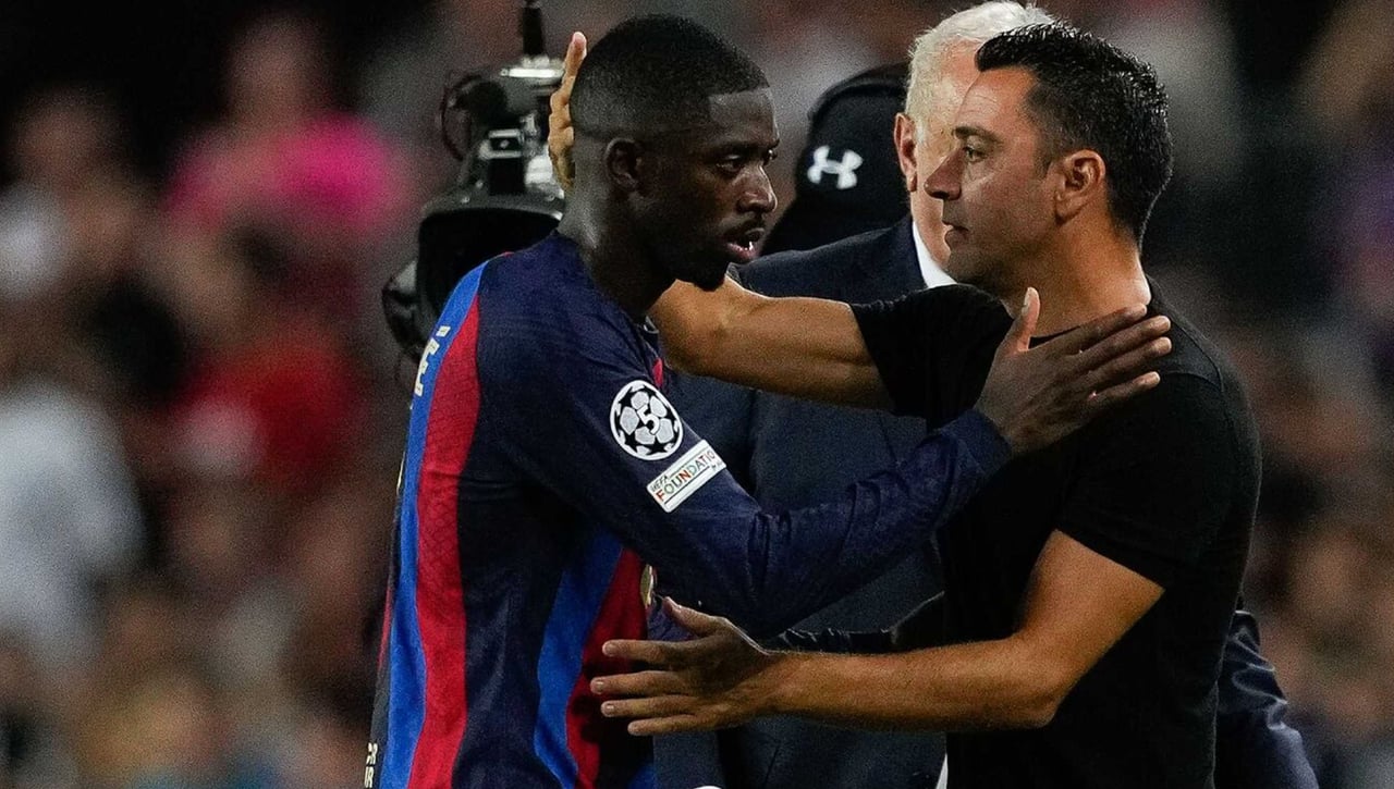 El dardo de Xavi a Dembélé antes de enfrentarse al Celta