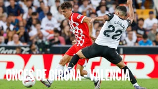 Alineaciones Girona - Valencia: Alineación posible de Girona y Valencia en la jornada 8 de LaLiga