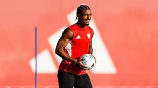 Última sesión del Sevilla pensando ya en el Sunderland