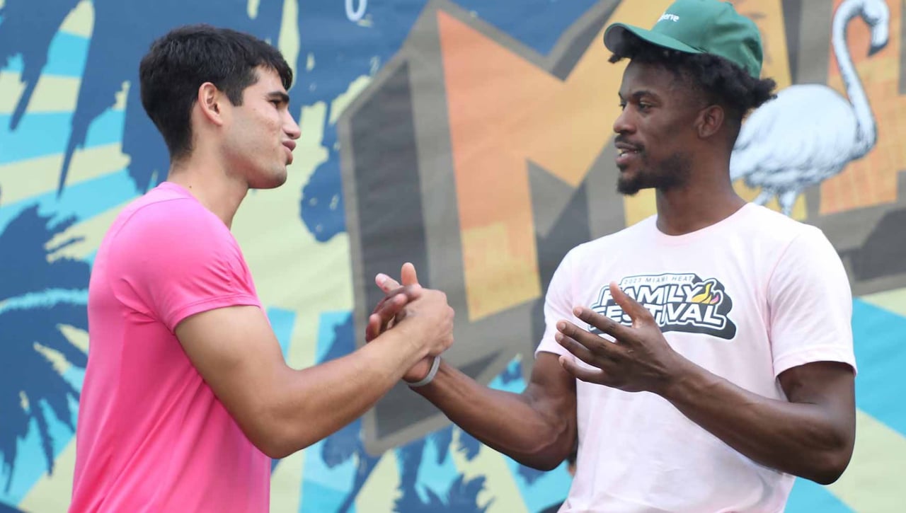 Jimmy Butler, de la final de la NBA a Roland Garros con Alcaraz