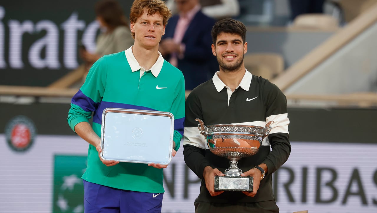 Sinner se rinde ante Carlos Alcaraz