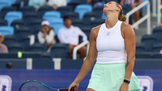 Aryna Sabalenka toca fondo en Cincinnati