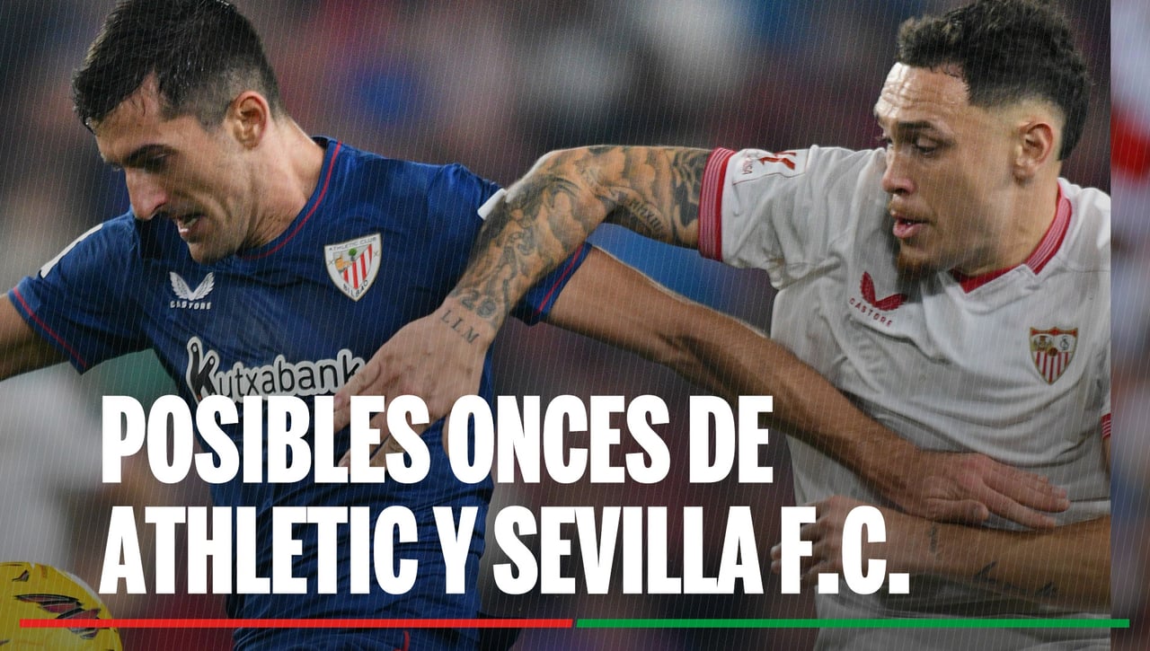 Alineaciones Athletic - Sevilla: Alineación posible de Athletic y Sevilla en el partido de LaLiga EA Sports