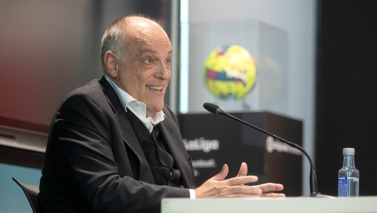 Javier Tebas explota y manda un recado al resto de ligas europeas