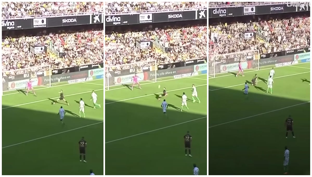 ¿Qué hacía? Rui Silva explica su extrañísimo gesto en el Valencia - Betis