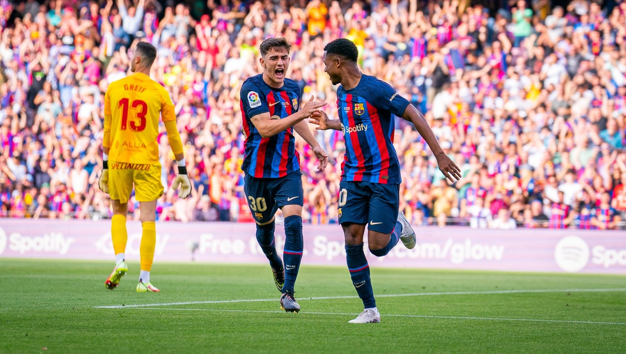 Barcelona 3-0 Mallorca: festival de Ansu Fati y Lewandowski en el adiós de Jordi Alba y Busquets