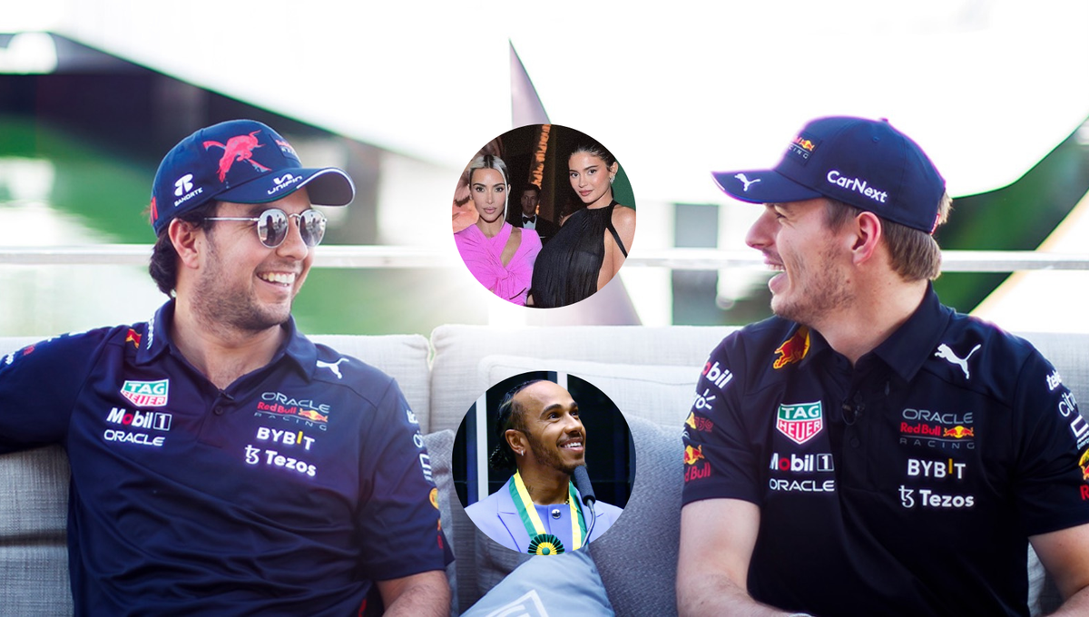 Hamilton, 'las Kardashian' y el problema entre Verstappen y Checo Pérez en Red Bull