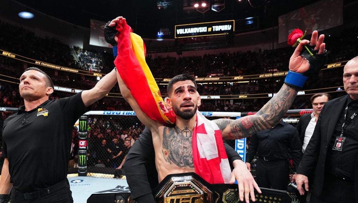 Ilia Topuria 'noquea' a Charles Oliveira