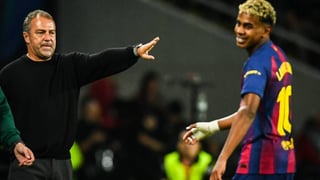 Flick castiga a Lamine Yamal y Deco se lo levanta: el gesto que ha molestado (y mucho) 