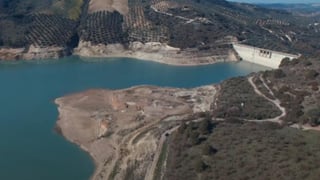 El pantano que menos se ha llenado en la provincia de Sevilla… y tirando agua
