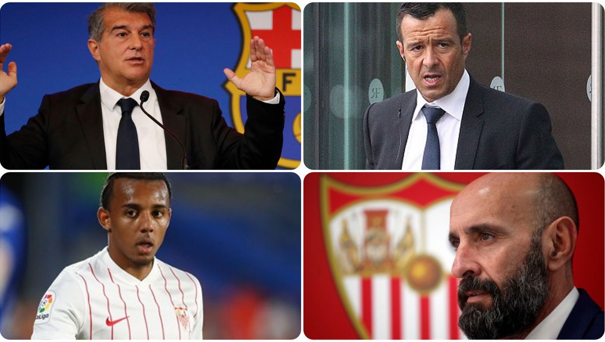 El factor Jorge Mendes, las intenciones del Barça, el deseo de Koundé y la demanda del Sevilla