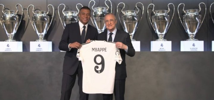 Así ha sido la presentación de Mbappé por el Real Madrid