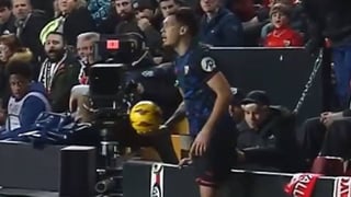 El inaceptable gesto a Ocampos en el Rayo Vallecano - Sevilla FC ya tiene sanción