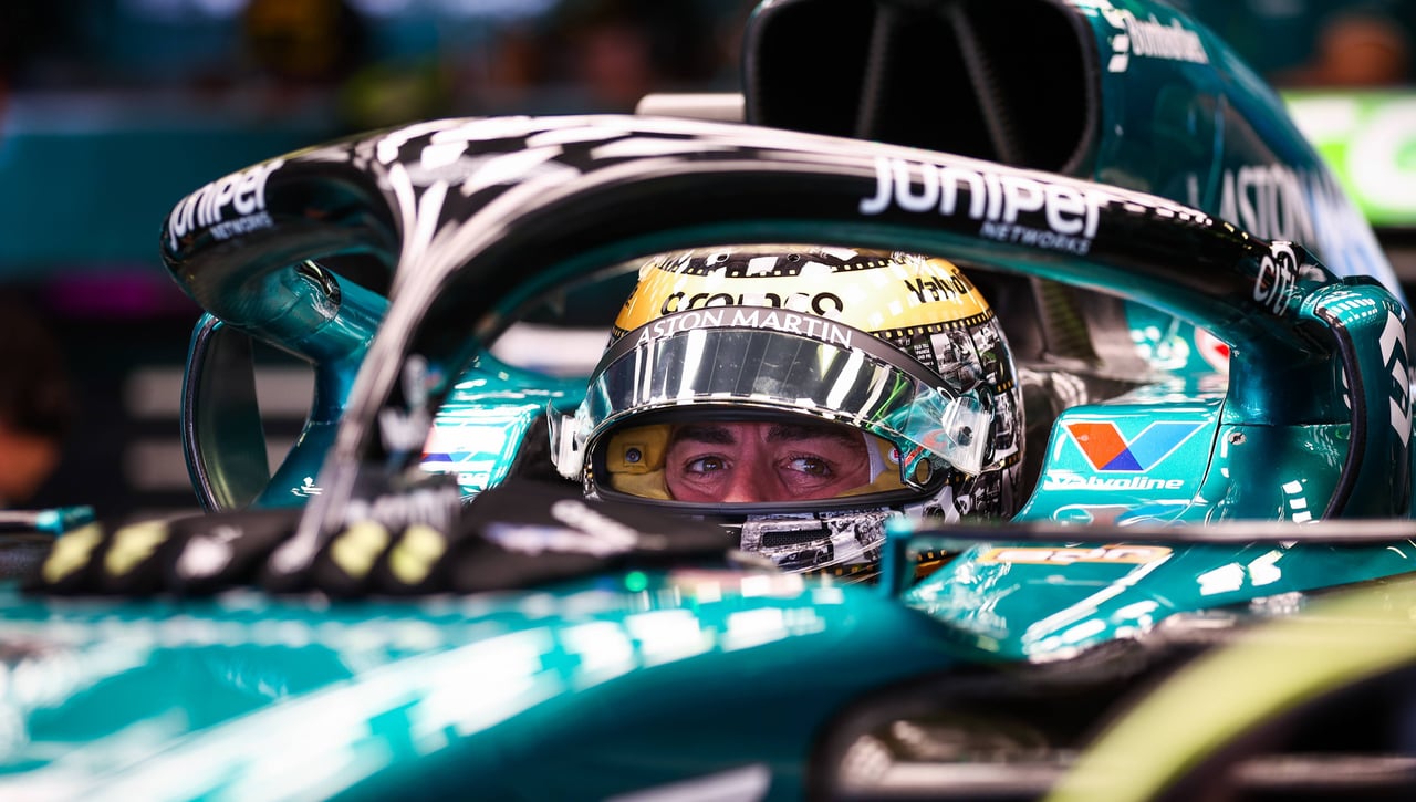 Aston Martin confirma los problemas de Fernando Alonso