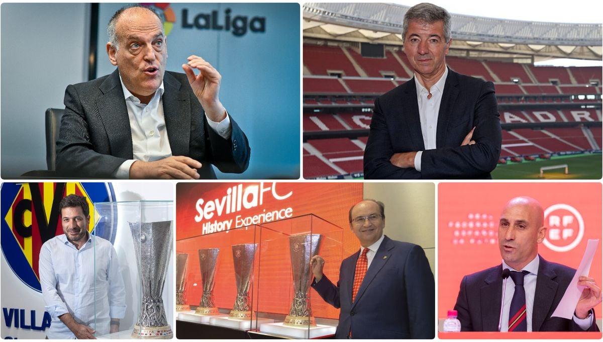 Los cinco sueldos más altos de los dirigentes del fútbol español