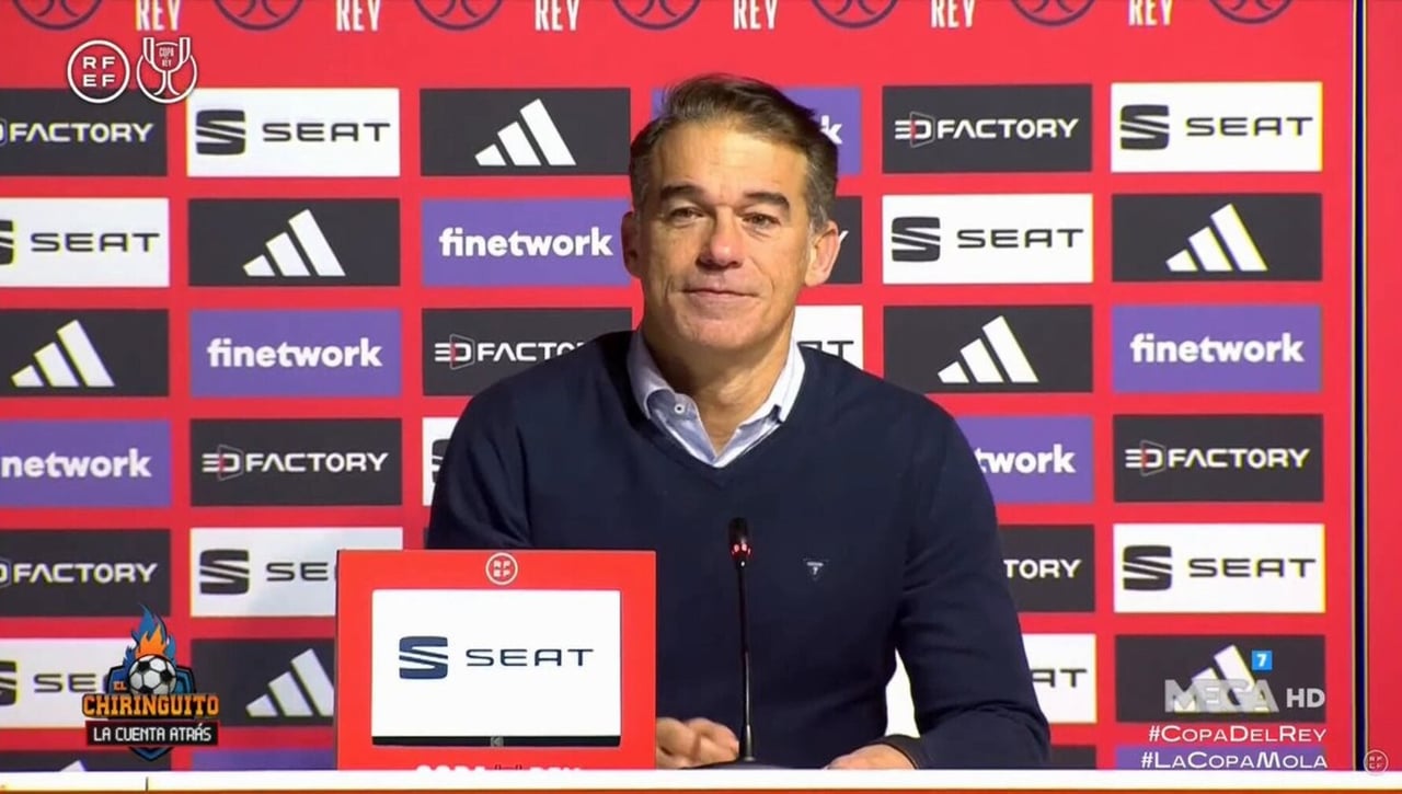 Luis García Plaza, técnico del Alavés, clama contra el árbitro: "Se nos queda cara de tontos"