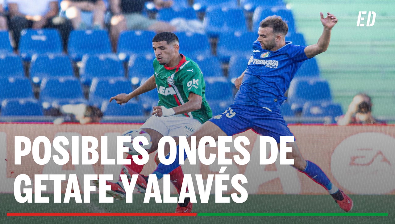 Alineaciones Getafe - Alavés: Alineación posible de Getafe y Alavés en la jornada 8ª de LaLiga EA Sports