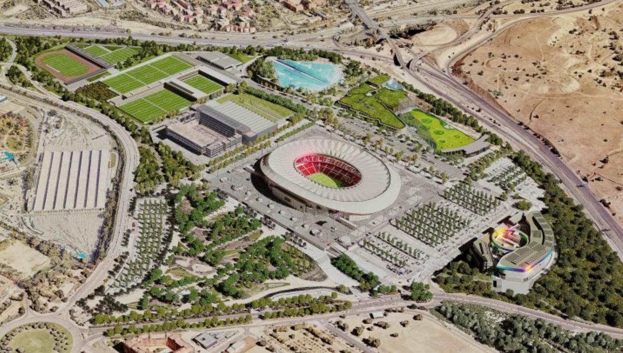 El Atlético de Madrid sigue adelante con las obras de la Ciudad del Deporte pese a la anulación del proyecto por el TSJM