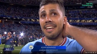Rodri, MVP de la final de Champions pese a jugar "como una mierda"