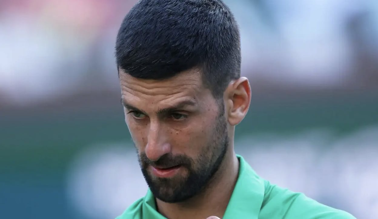 La llama de Novak Djokovic comienza a apagarse