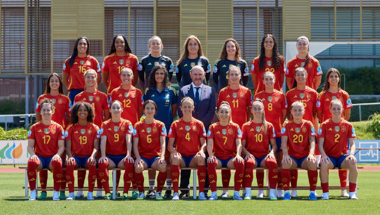 España elige los dorsales para la Eurocopa femenina 2025