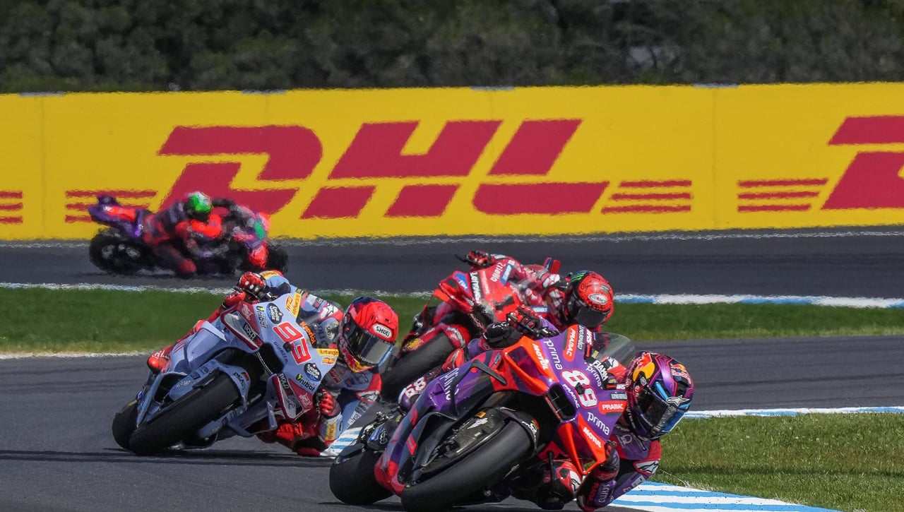 Marc Márquez, al acecho de Jorge Martín