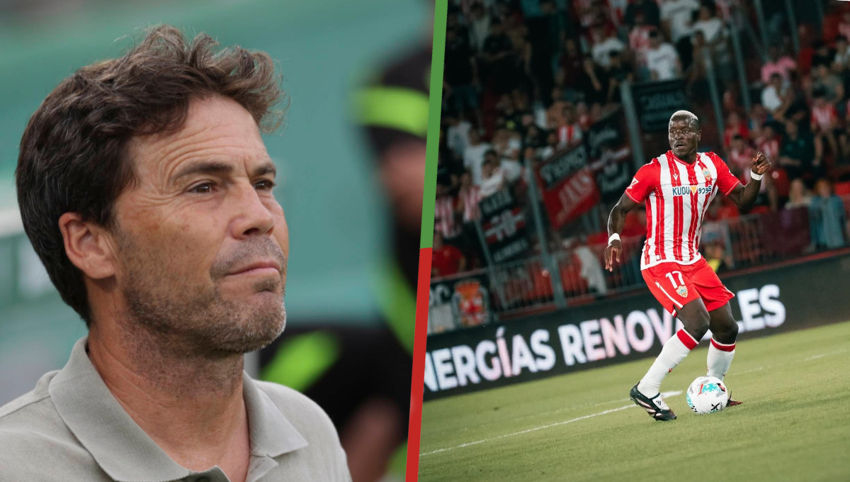 Máxima tensión en el Almería con Dion Lopy y Rubi como protagonistas