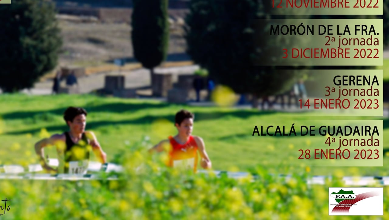 Gerena: Sede de la tercera jornada del circuito provincial de Campo a través