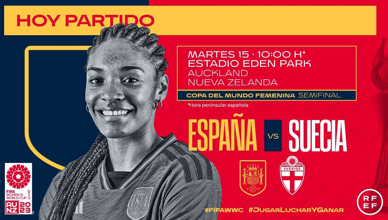 España - Suecia: Horario y dónde ver en TV la semifinal del Mundial Feminino 2023