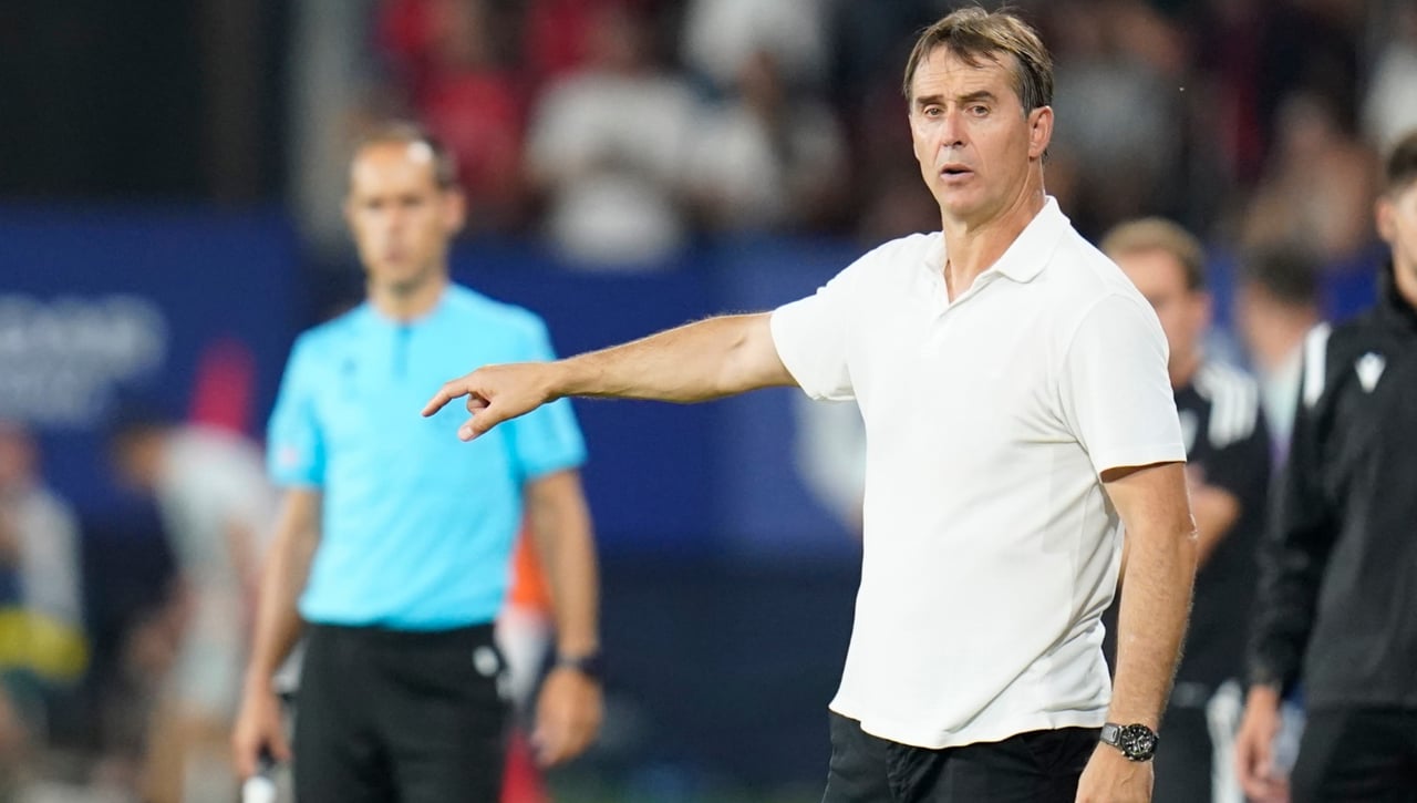 Julen Lopetegui: "No adivino sinceramente qué ha pitado"