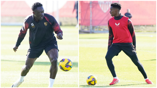 Akor Adams y Lokonga se rompen en el entrenamiento de este jueves