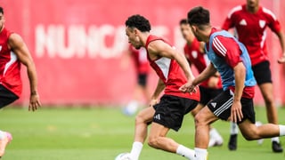 Nuevo entrenamiento del Sevilla: sin Iheanacho y Joan Jordán