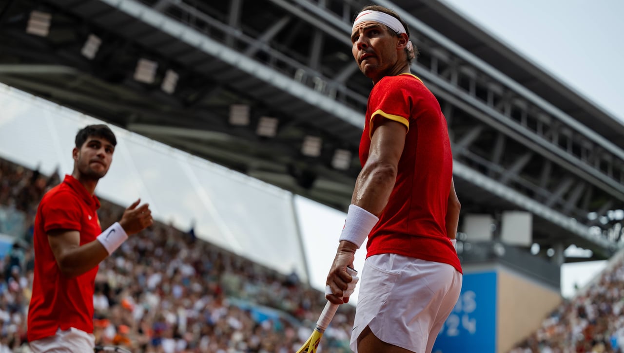 Alcaraz y Nadal - Krajicek y Ram en directo: partido de cuartos de final de Carlos Alcaraz y Rafa Nadal en los Juegos Olímpicos en vivo online