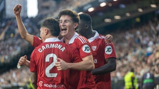 Oso explica el sentir del Sevilla: "Te vas con una cara que no nos gusta a ndie"