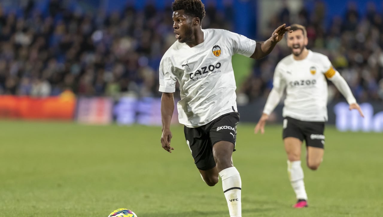 La tristeza de Musah con Mestalla 