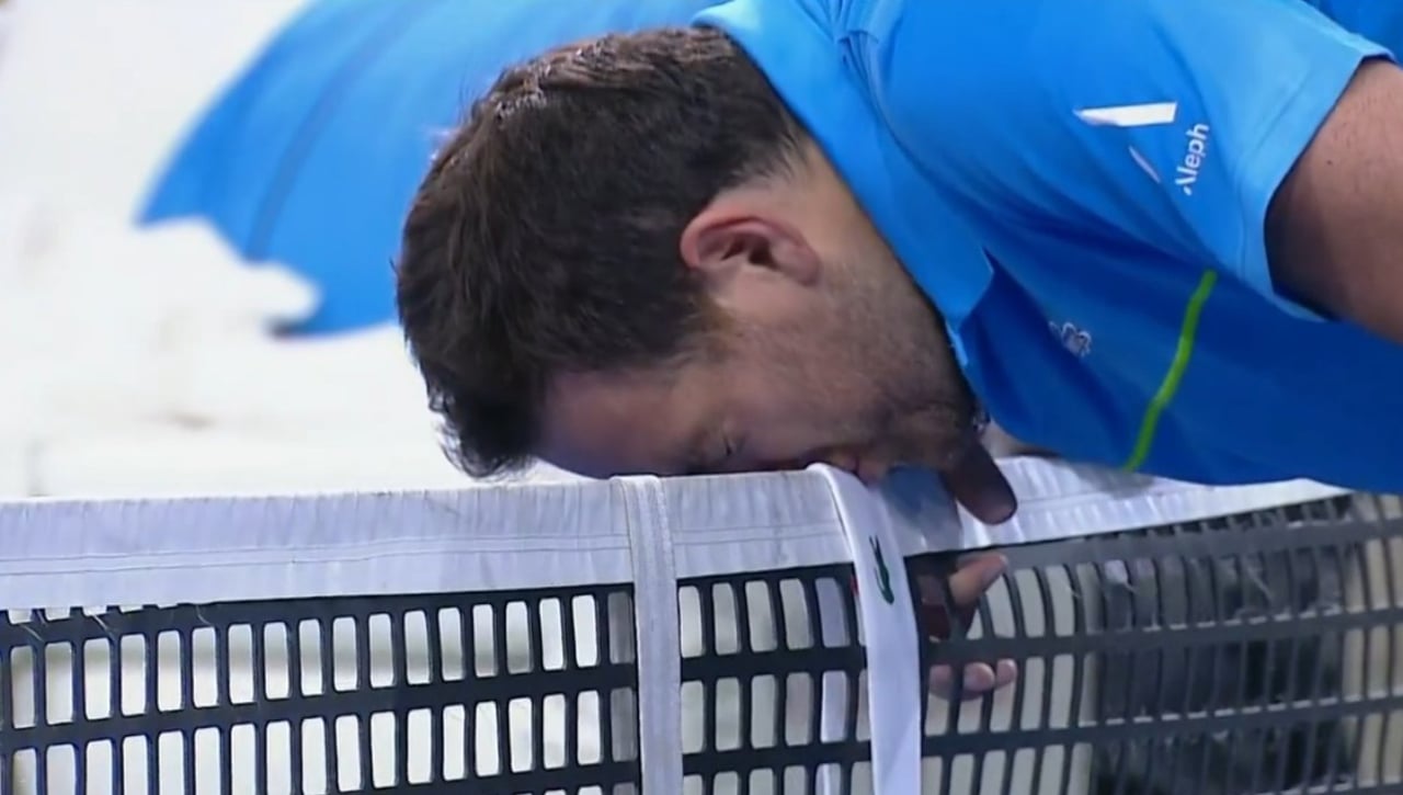 Del Potro hace llorar a todos en su despedida con Djokovic, Federer, Alcaraz y Nadal