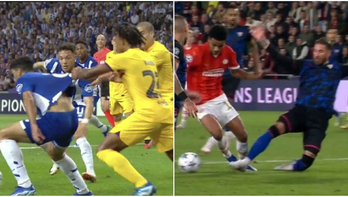 ¿Por qué el penalti de Koundé no se señaló y el de Sergio Ramos sí?